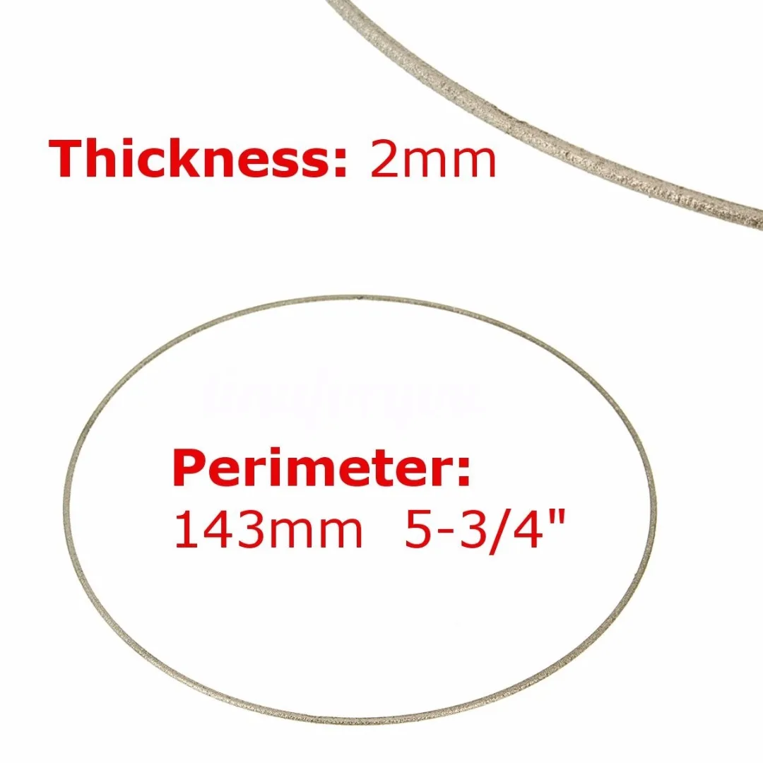 1pc New 143mm Stained Glass Replacement Blade for Gemini Taurus 3 Ring Band Saw