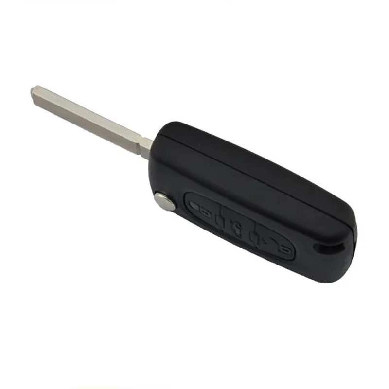 Preisei 20 шт./лот удаленное ключи для peugeot 307 407 ключ сменный корпус Blade паз CE0536 с Батарея держатель