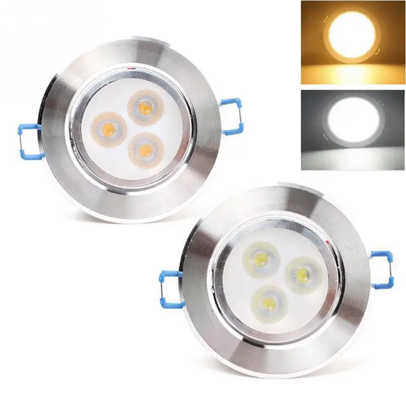 

LED Downlight 3W Round Recessed Lamp 220V Led Bulb Bedroom Kitchen Indoor LED Spot Lighting White