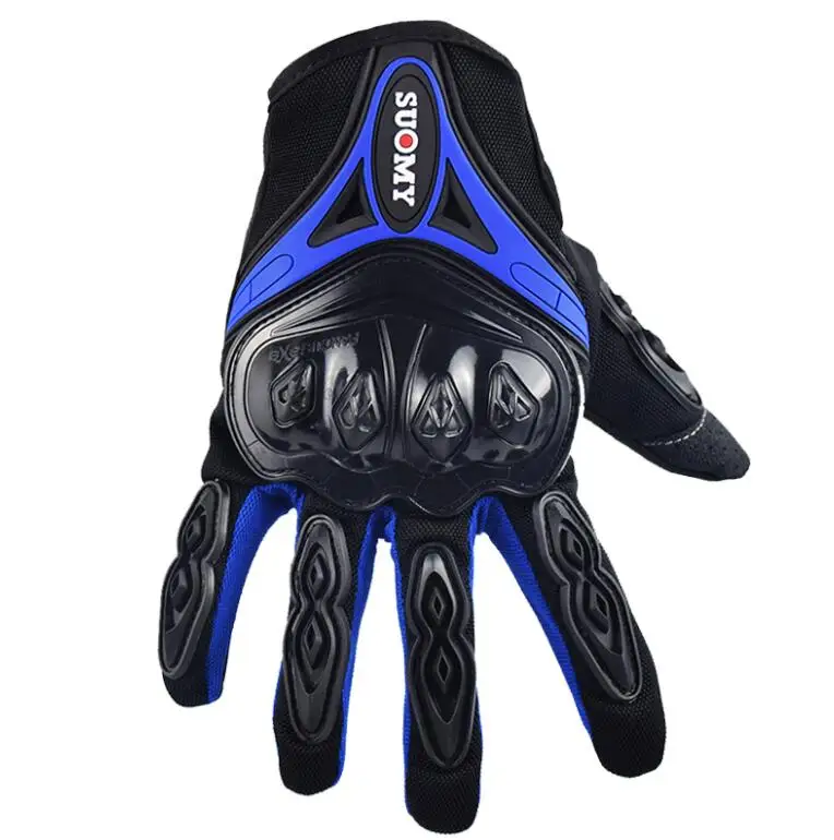 Blue Suomy летние перчатки с сенсорным экраном moto rcycle racing перчатки альпийские мужские и женские мото защитные шестерни moto rbike Guantes de moto Star - Цвет: Blue