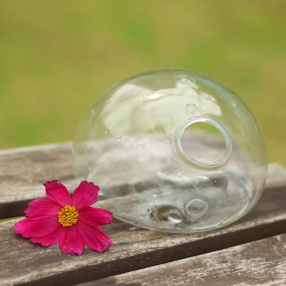 Креативный полукруглый настенный стеклянный Цветочная ваза для растений гидропонный Аквариум Украшение Дома