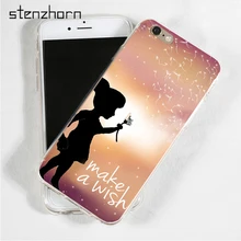 Stenzhorn Fille soufflant de pissenlit fleur souhaitez devis Doux clair cas de téléphone couverture pour iPhone