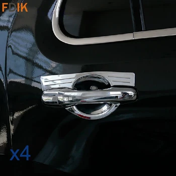 

4pcs ABS Chrome Door Handle Bowl Cover Trim for Ford Explorer 2011 2012 2013 2014 2015 2016 2017