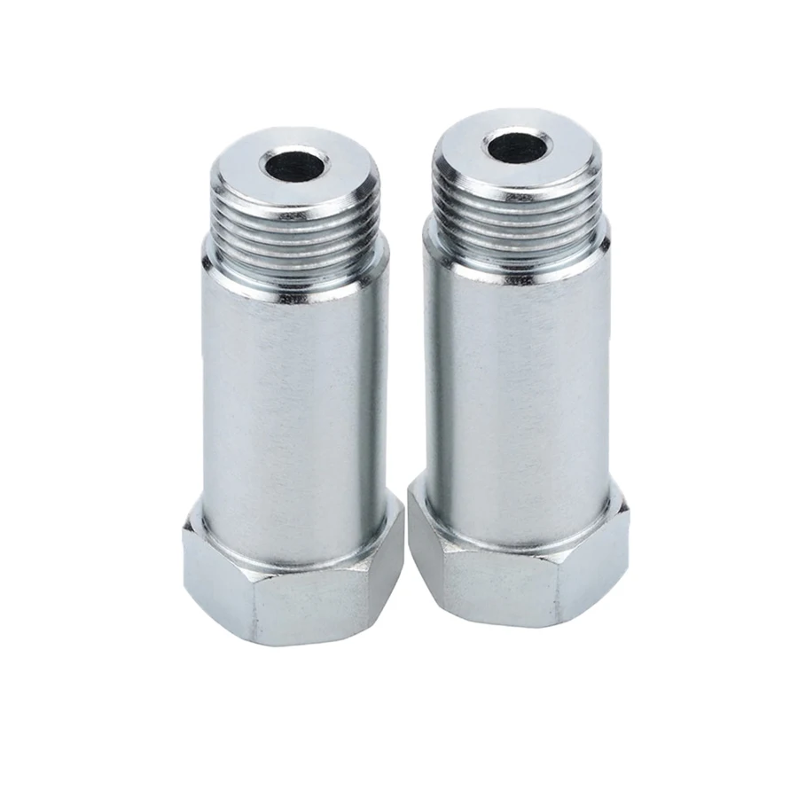 

Universal Zinc Plated Steel Material Straight O2 Oxygen Sensor Extension Spacer CEL Fix - M18 x 1.5 (2 pack)