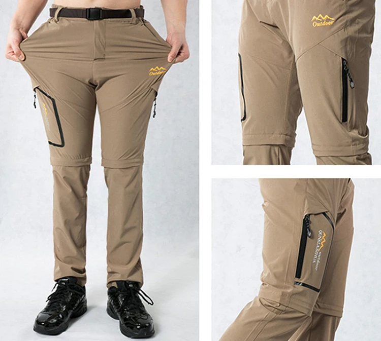 Горные 6XL мужские летние быстросохнущие штаны, съемные шорты для походов, кемпинга, рыбалки, треккинга, мужские спортивные брюки MA139