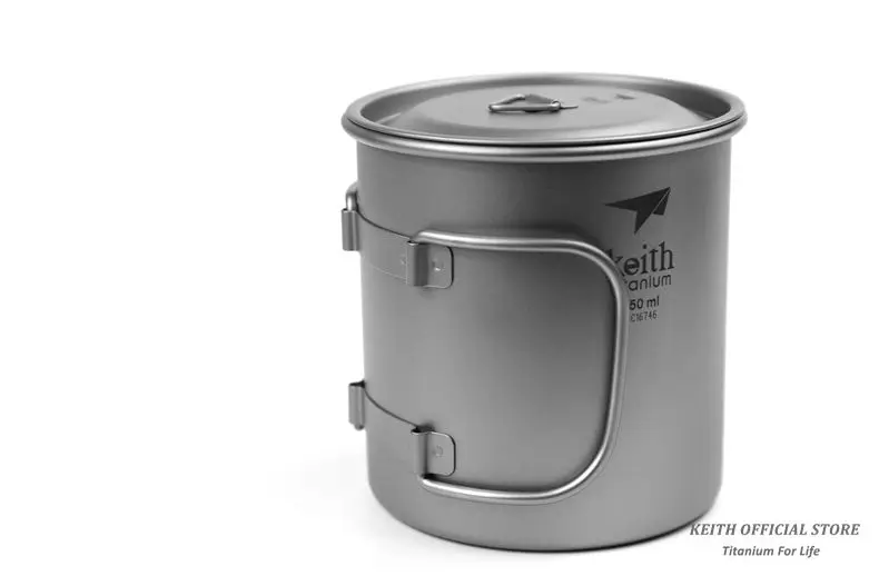 Canecas de Água de Titânio ao ar Livre com Alças Tampas de Titânio Copos de Acampamento Caneca de Viagem Keith Dobráveis Drinkware Ultraleve Ml-900 ml 300 20 Cheap Louça para ar livre