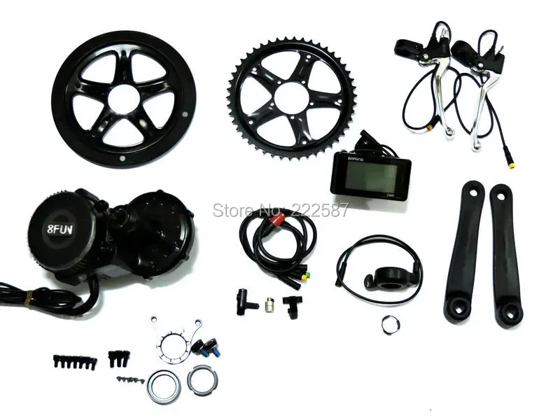 48V 750W Bafang mid drive Электродвигатель с 14Ah Li Ion New Hailong USB для Panasonic или Sanyo ebike комплекты