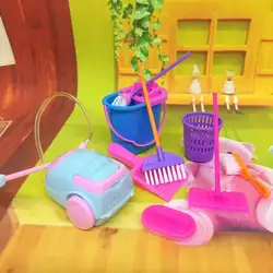 LeadingStar 9 шт. Моделирование Инструменты для уборки дома Playset мини пол Метла Швабра пылесборник игрушка для детей ролевые игры