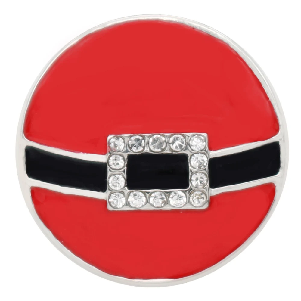 

New Romantic Snap Jewelry Red love Rhinestone Snap beads Fit DIY 18mm Snap Bracelets&Bangles Jewelry Valentine's Day Gift