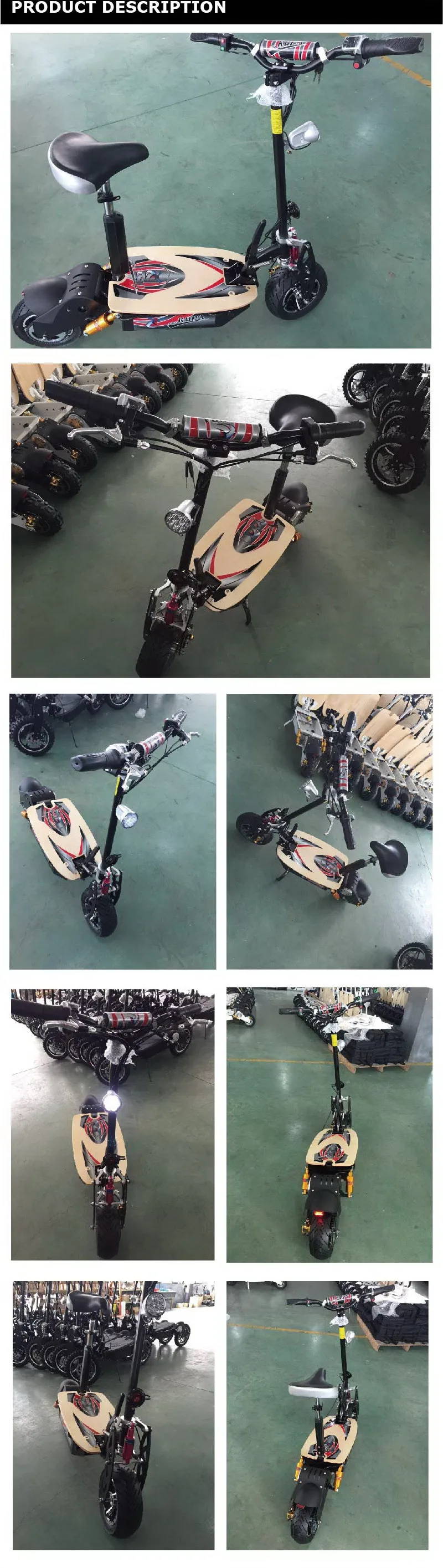 Cheap Big Power Adult Folding Electric Scooter 60V 2000W, 70Km/h, Two Wheels Electric Foldable Scooter, electric scooters wooden deck 0