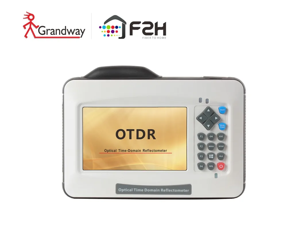 [Новинка Grandway!] F2H Mini OTDR 1625nm PON 30 дБ Встроенный VFL измеритель мощности 5 дюймовый