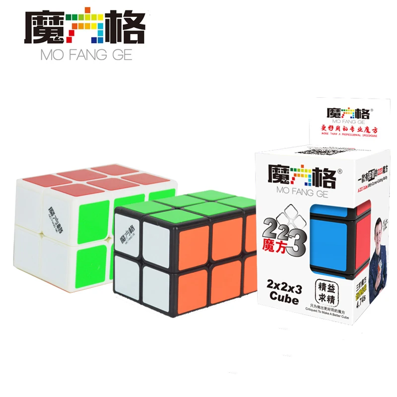 

QiYi 223 Magic cube Strange-shape Cubo magico Speed Smooth Rotation Colorful sticker Puzzle cube Toys For Children Neo Cube