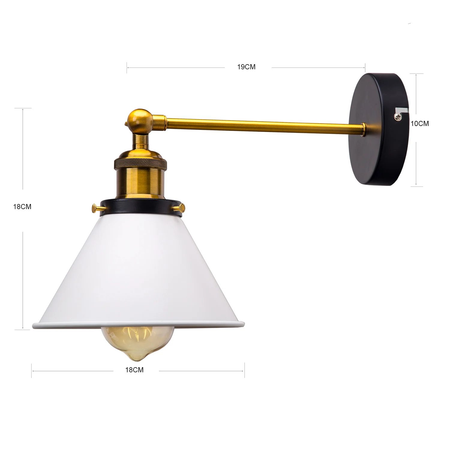 4 Винтаж промышленные настенные светильники бра Wandlamp фоновая фотография в стиле ретро лампа 110 V-220 V E27 Крытый Спальня Ванная комната балкон бар проход потолочный светильник - Цвет абажура: 4