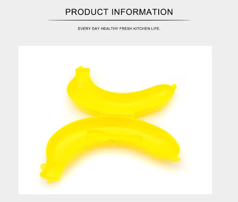 Sweettreats Желтый путешествие путешествия Пластиковый Банан протектор чехол коробка Защитный Контейнер