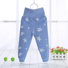 Штаны для новорожденных; коллекция года; сезон весна; хлопковые брюки для маленьких мальчиков и девочек; штаны с высокой талией и открытым шаговым швом для малышей; брюки на подкладке