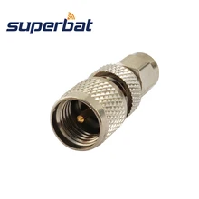 Superbat 5 шт. Мини-UHF-SMA RF адаптер Mini-UHF штекер прямой штекер SMA RF коаксиальный разъем
