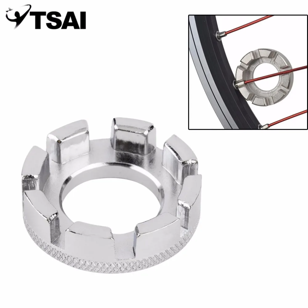 

TSAI High Quality Bike Repair Tools 8 Groove Bicycle Spoke Nipple Keys Wheel Rim Wrench Spanner for Spoke Bicycle accessories