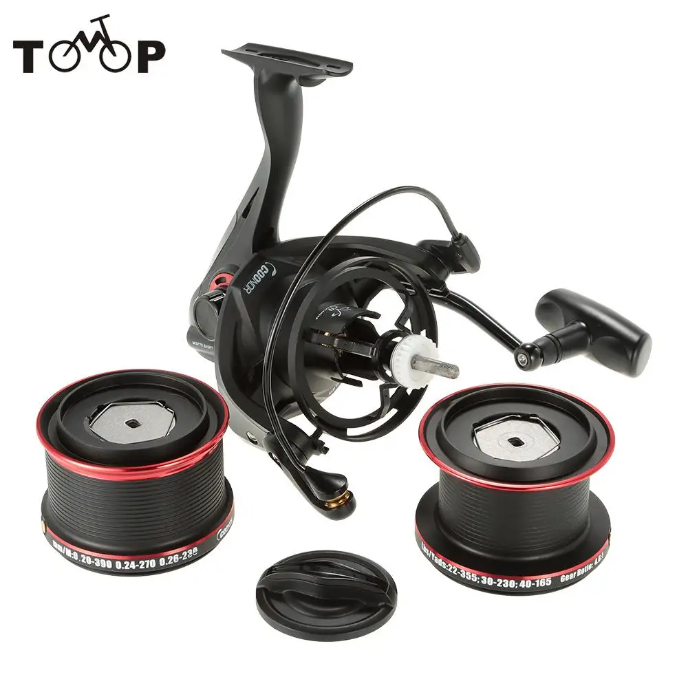 

YF8000 + 9000 Dual Line Casting Wheel Right/Left Handle Fishing Reel Carp Boat 12+1BB Spinning Fishing Reel with Spare Spool