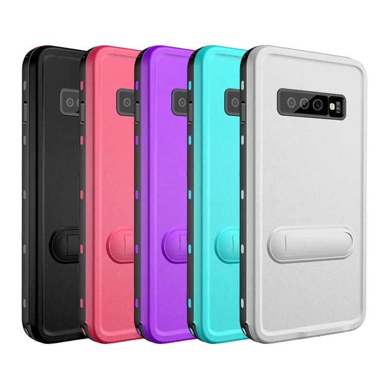 

Original RedPepper Dot Series IP68 Waterproof Case Diving Underwater PC + TPU Armor Cover For Samsung Galaxy S10 S10Plus KS0192