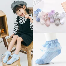 60 пар/лот; яркие цвета; в стиле ретро; кружевные короткие носки с рюшами; детские носки принцессы для маленьких девочек