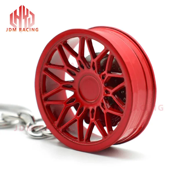 Горячая JDM Гоночный стиль кольцо для ключей автомобиля брелок для мотоцикла аксессуар брелок для ключей обод колеса брелок Мужская брелок - Название цвета: no tire