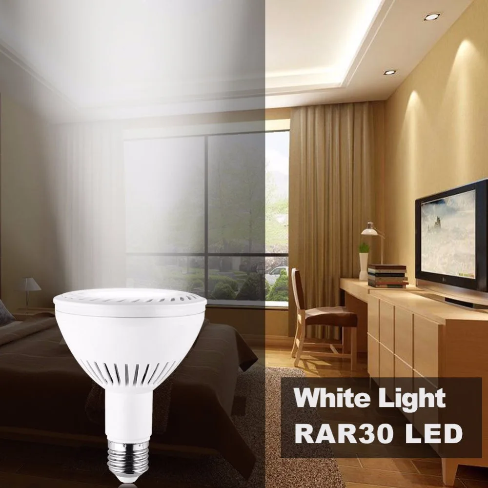 PAR30 светодиодный Лампа накаливания 350 Вт Замена 36 Вт E27 Средний база 2700 k 4000 k 6000 K белый