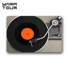 Теплый Тур Добро пожаловать дверной коврик Ретро музыка входной коврик крытый/Коврики для улицы Добро пожаловать коврик на порог декоративный коврик 60 Вт x 40 H см