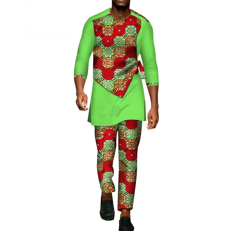 Men-African-Clothes-Long-Sleeve-Shirt-and-Pants-Set-African-Print-Shirt-Trousers-Patchwork-Vintage-Formal(8)