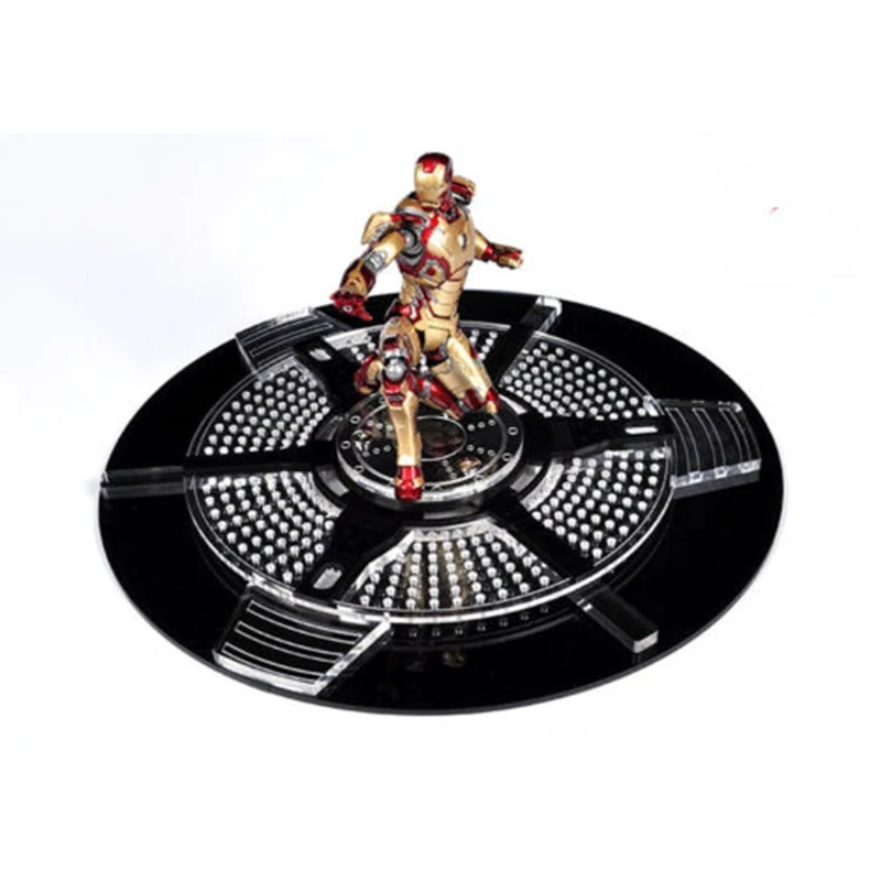 

1/12 Scale 6" Iron Man Crystal Round Stand Display Collection ModelS