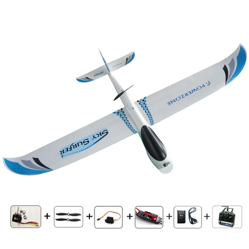Buy Free shipping 2000mm 2M Skysurfer RC glider remote