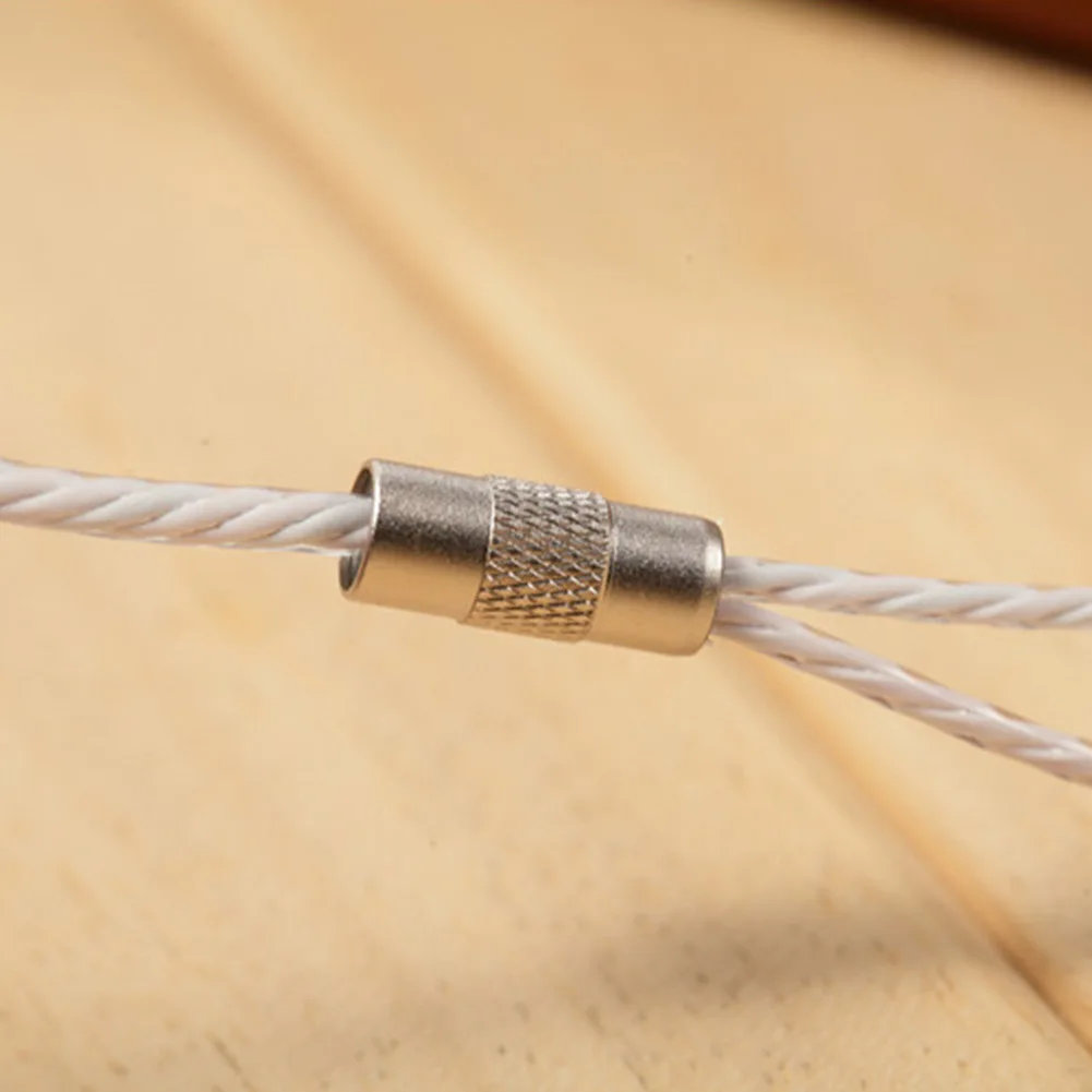 1 2 м серебр медная проволока с покрытием наушники Сменный кабель для DIY Замена