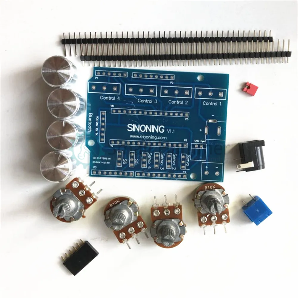 Акриловый самодельный робот рука коготь комплект arduino 4DOF игрушки механический
