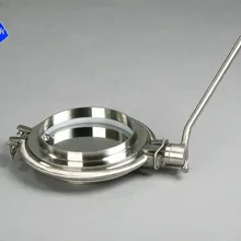 Гигиенический DN250(10 дюймов) Порошок бабочка клапан ручной сварки концы из нержавеющей стали ibc-контейнер клапан