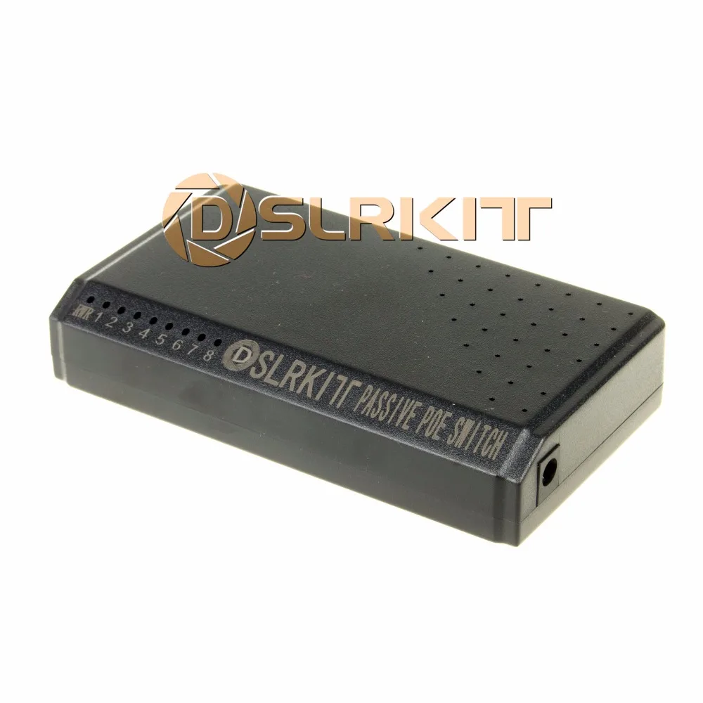 DSLRKIT 8 портов 6 PoE стандартная мощность через Ethernet без адаптера питания|power adapter|power