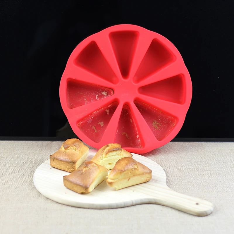 Silicone Baking Cake Pan Triangle Cake Mould Cake Bakeware Mould Tools