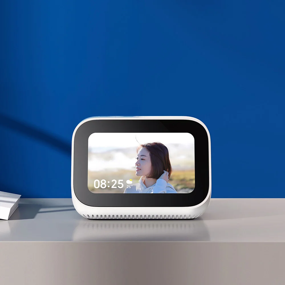 Новый Xiaomi AI сенсорный экран динамик Bluetooth 5 0 цифровой дисплей Будильник WiFi умное