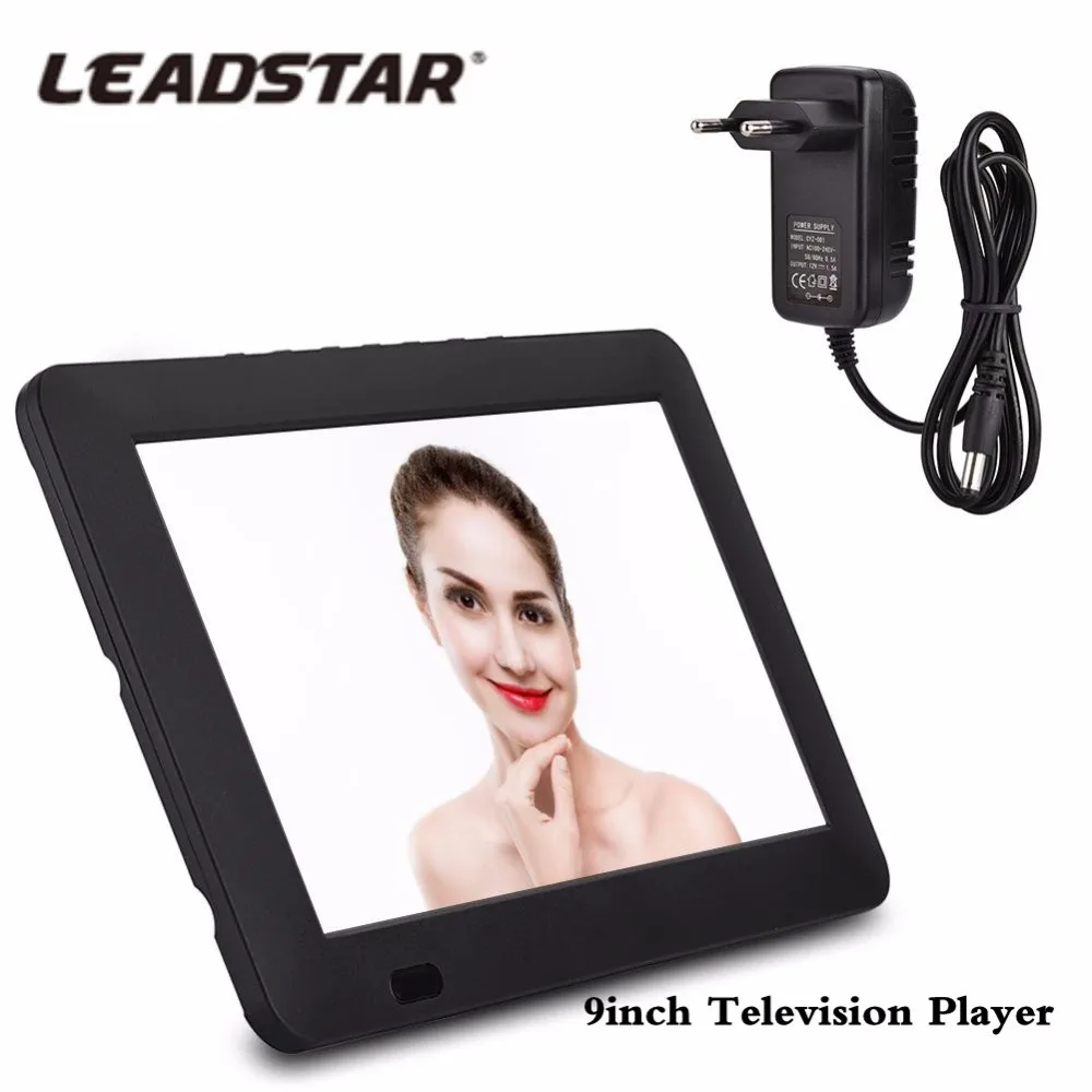 

LEADSTAR 9in Portable Digital TV Television Player ISDB-T 16:9 Portable TFT-LED Digital Analog EU Plug TV Television Player