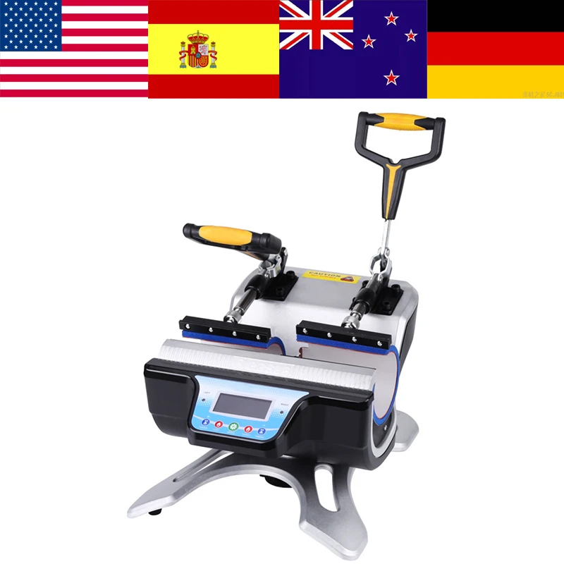 

Profession Double Stations Mug Heat Press ST-210 Sublimation Transfer Printing Machine Press 2 Cups At Once 110V/220V