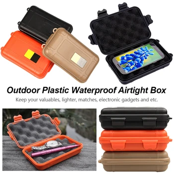 

Outdoor Shockproof Storage Box Case Container For Camping Fishing Tool Box Safety Equipment instrument Box