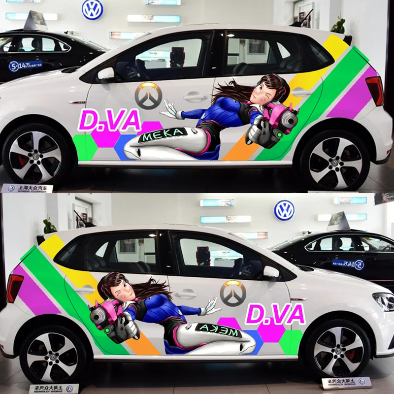 Aliexpress.com : Buy OverWatch Game Stickers D.VA Car Door