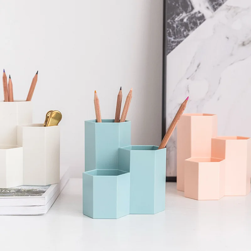 

Plastic Nordic Makeup organizer Home Storage Box Makeup Brush Makeup Organizer eyeliner Sponge Holder Eyebrow Pencil organizer