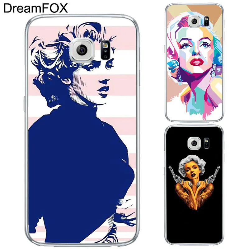 DREAMFOX L208 Мэрилин Монро Мягкий силиконовый чехол из ТПУ для Samsung Galaxy S5 S6 S7 S8 S9 S10 5G S10E