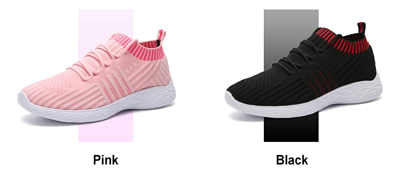 Women's Casual Shoes Woman Sneakers Socks Comfortable Soft Lady Top Quality Casual Flat Shoes Women Flats Sneakers Plus Size 41 9  (16)