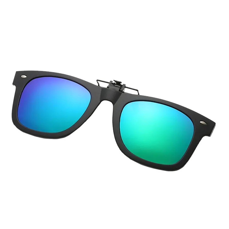 VEGA анти голубой свет клип на солнцезащитные очки над солнцезащитные очки поляризационные женщины мужчины флип-вверх подходят над компьютером очки 237 - Цвет оправы: Green