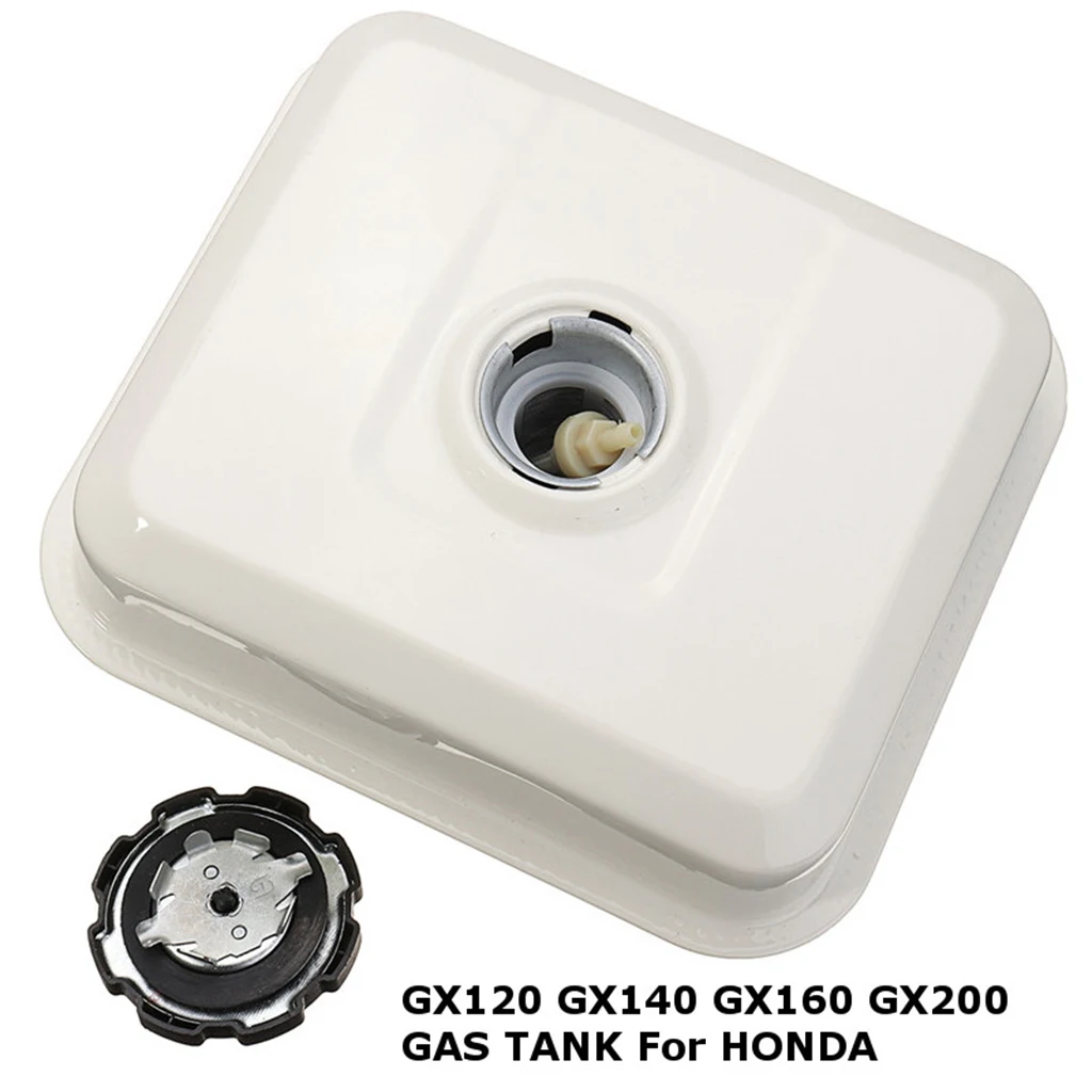 3LCar Petrol Fuel Gas Tank Engine Cap Filter Stationary Assembly White For Honda GX120 GX140 GX160 GX200