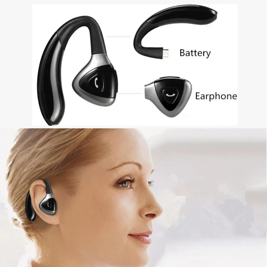 Ergono IPX7 Waterproof Bluetooth 2SH2B Bluetooth Headset with Backup Battery