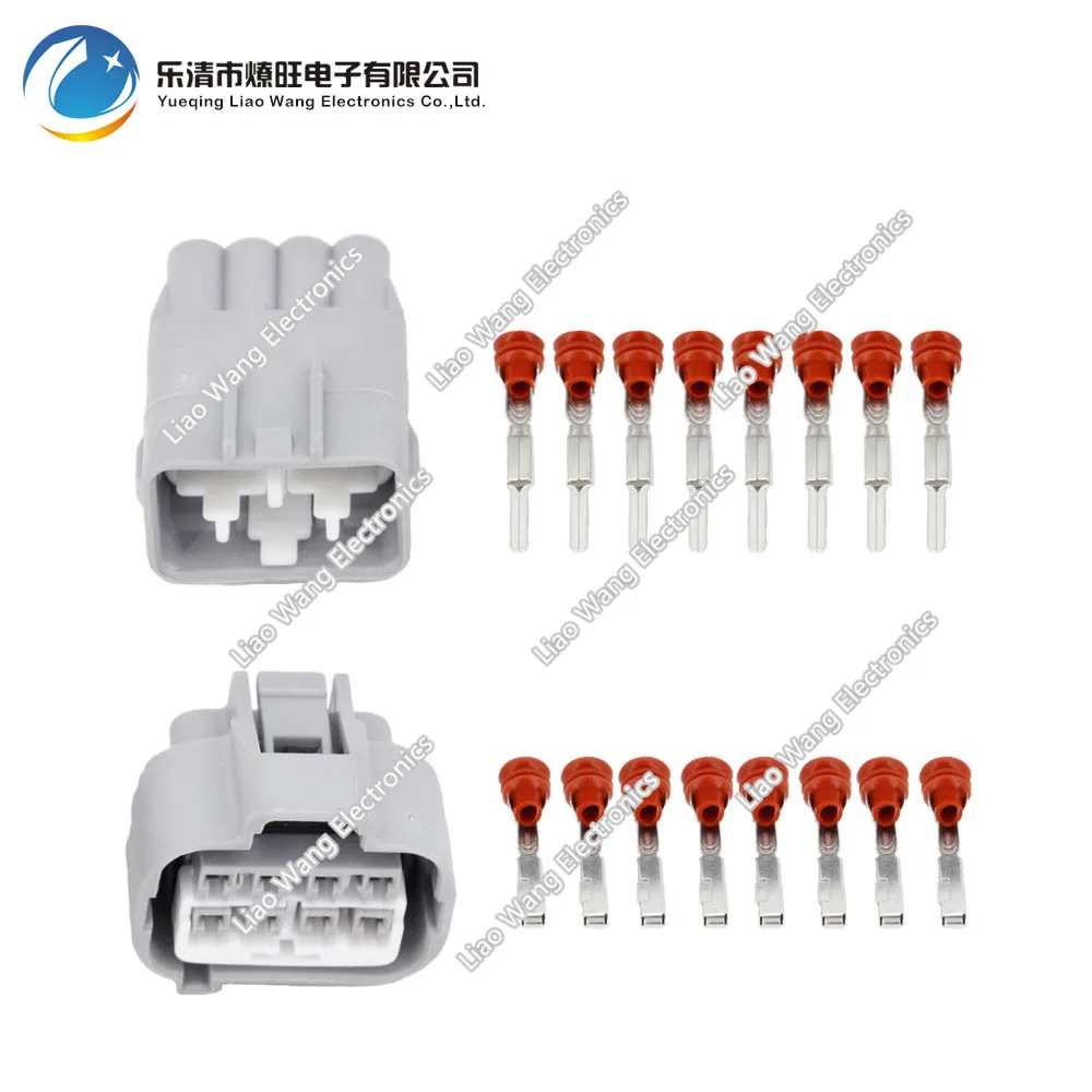 8 pin Automotive Connectors Gray Terminal Blocks DJ7081F 2.2 11/21 8P