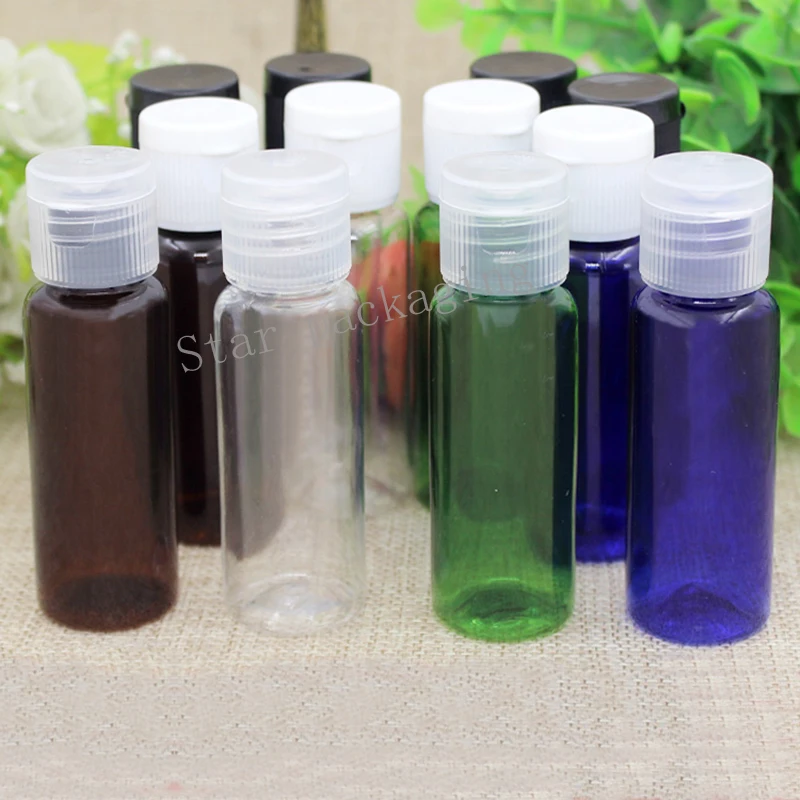 wholesale 20ml X 100 multicolor flip top cap plastic bottle Cosmetic