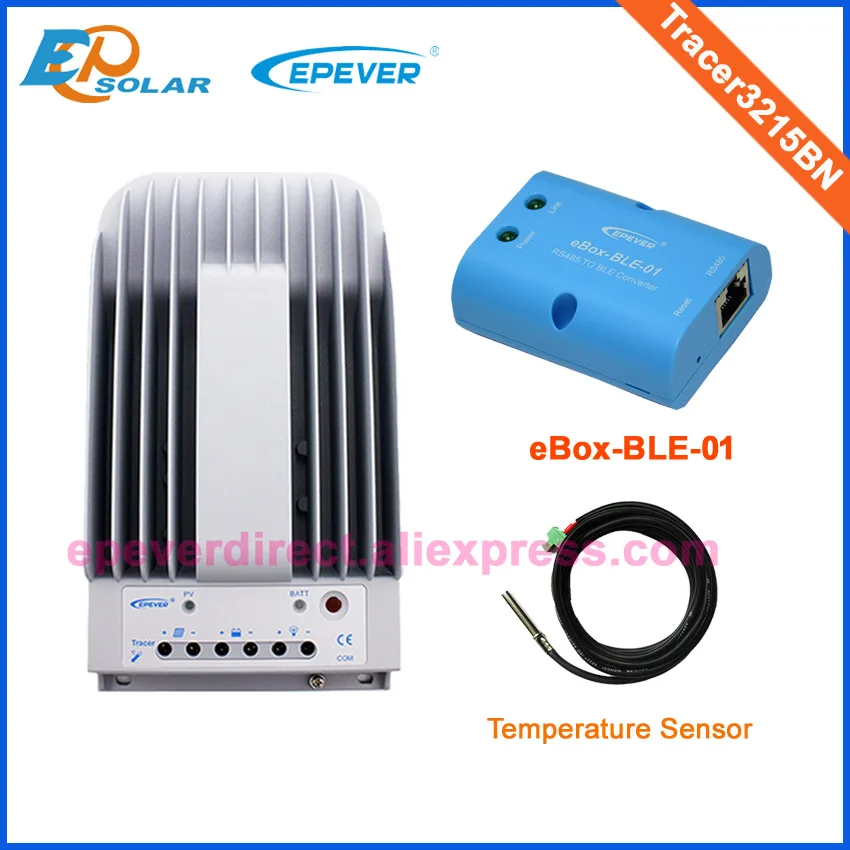 

EPsolar MPPT Tracer3215BN solar regulator with BLE function 30A 30amp temperature sensor