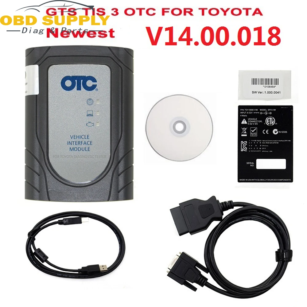

Newest GTS TIS 3 OTC scanner For Toyoya IT2 Latest V14.00.018 For Toyota IT3 GTS OTC Scanner Auto Diagnostic Tool